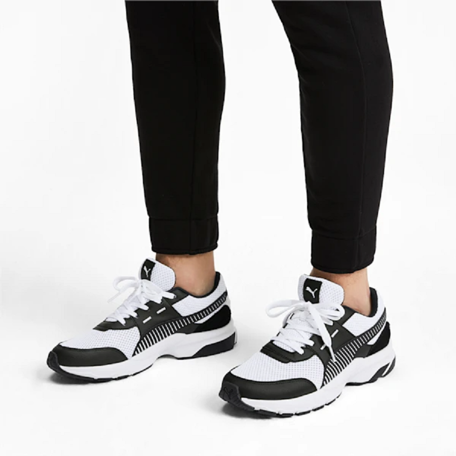 Giày Puma Future Runner Premium 'Black White' 369502-04 - Ảnh 2