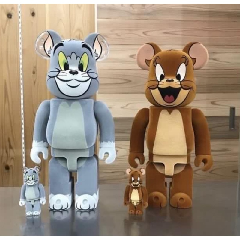 Mô Hình Bearbrick Tom and Jerry Tom Flocky - Ảnh 2