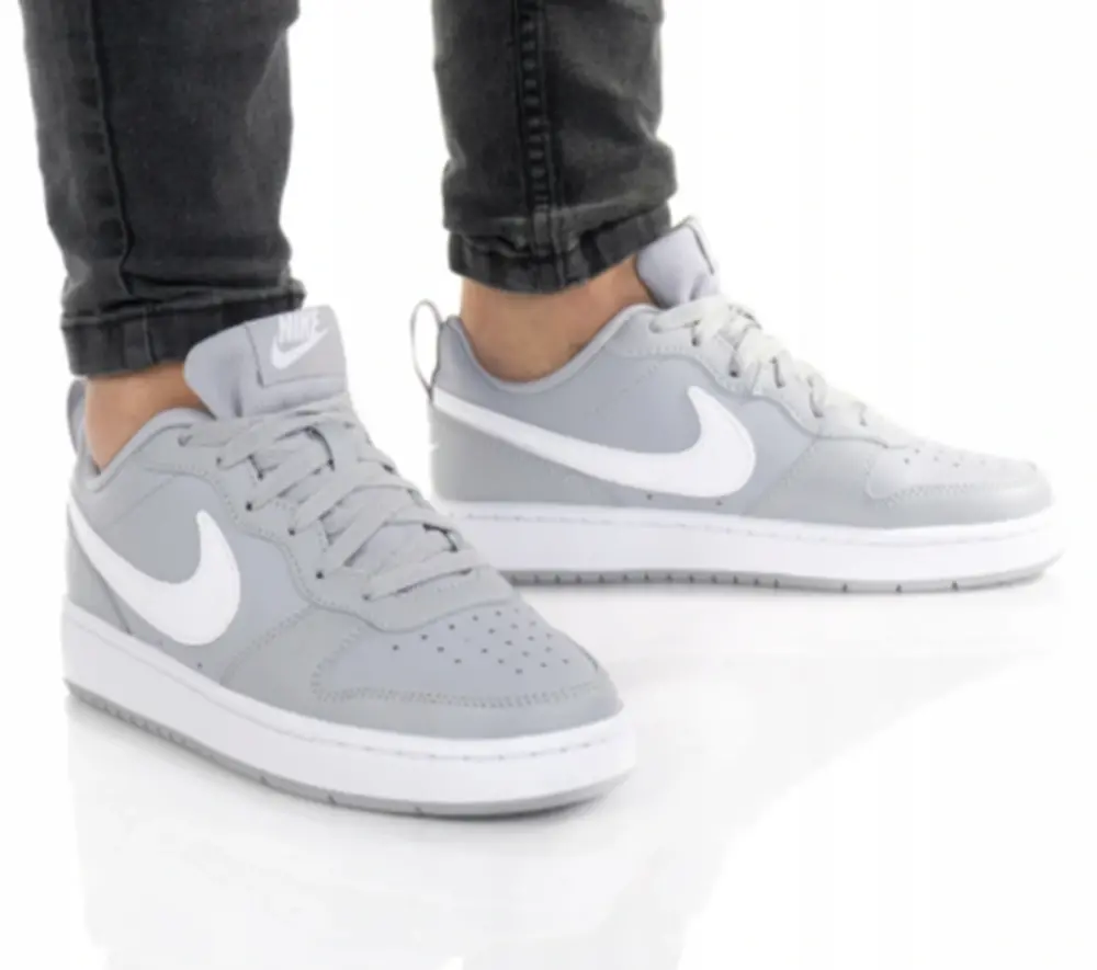 Alternative view of Giày Nike Court Borough Low 2 Grey (GS) BQ5448-008