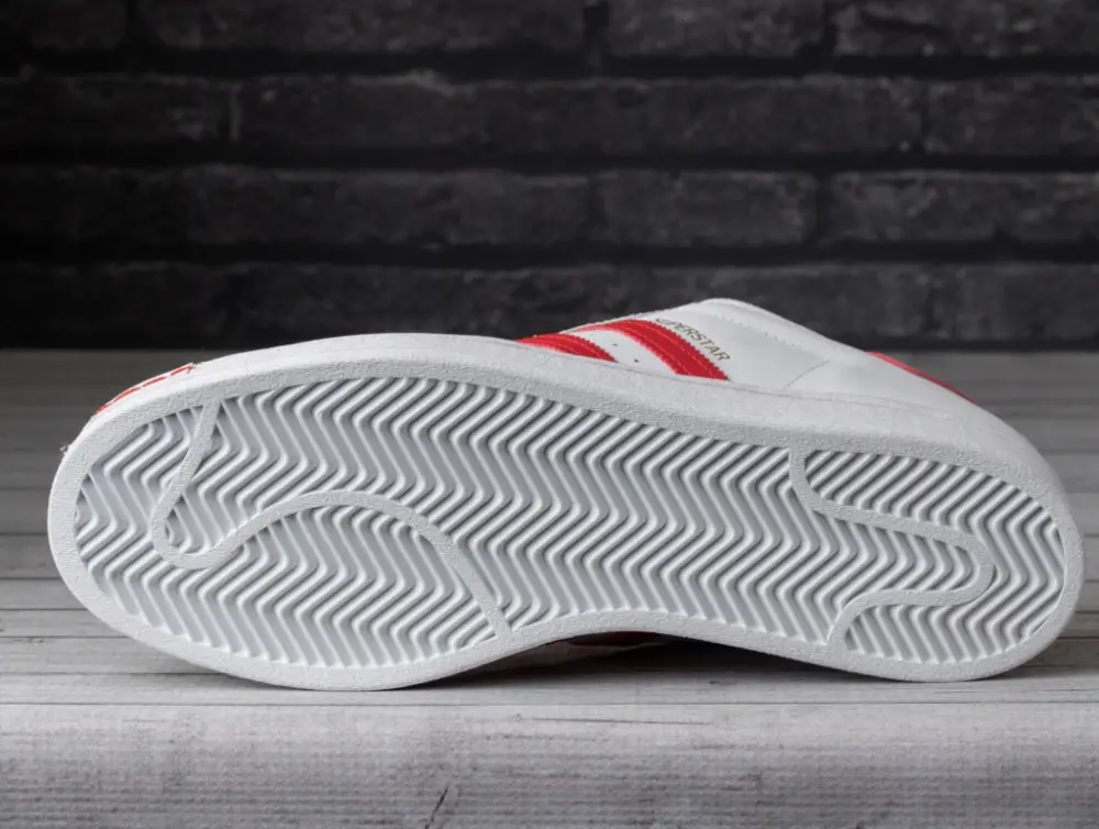 Giày Adidas Superstar Laceless White Red FV2803 - Ảnh 5