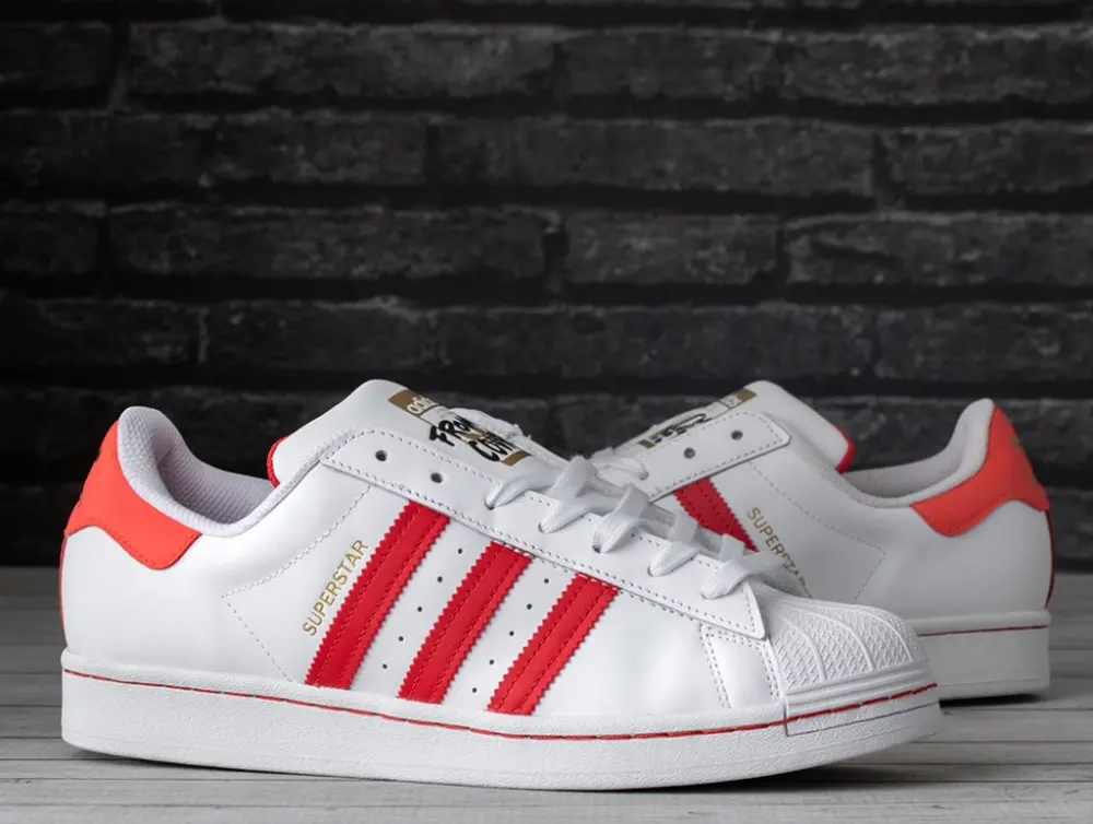 Giày Adidas Superstar Laceless White Red FV2803 - Ảnh 6