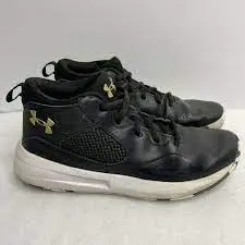 Giày Under Armour Lockdown 5 'Black Metallic Gold' 3023533-003 - Ảnh 7
