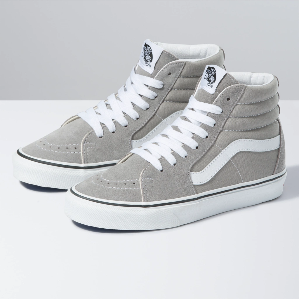 Giày Vans Wmns SK8-Hi Skate 'Grey White' VN0A4U3CIYP - Ảnh 4