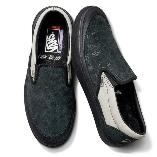 Giày Vans x Cult BMX Slip-On 'Black' VN0A5JISN42 - Ảnh 3