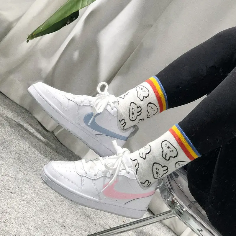 Giày Nike Court Borough Low 2 GS 'Arctic Punch' DD3023-100 - Ảnh 3
