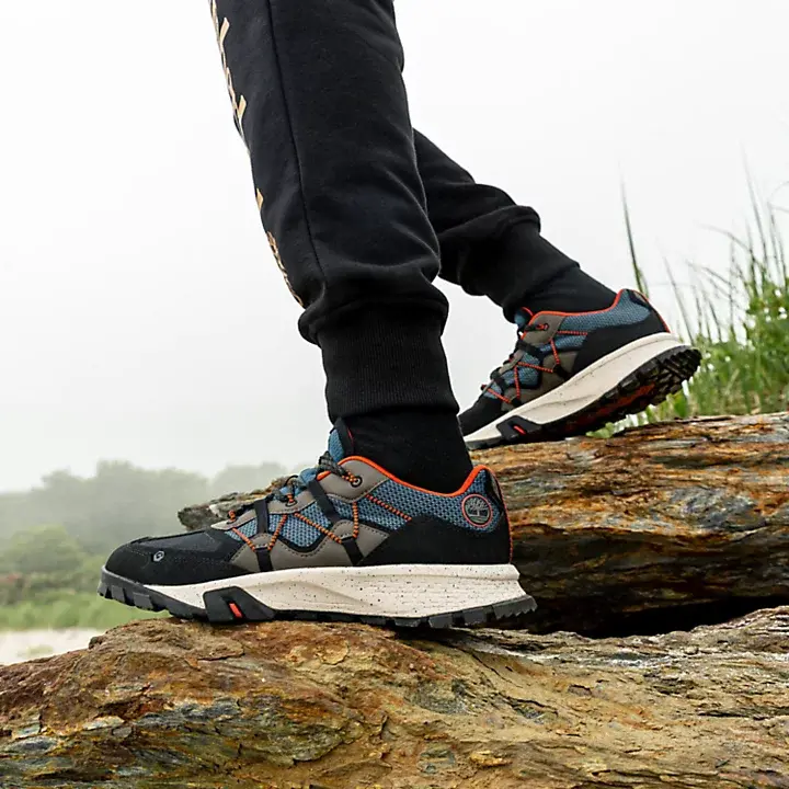 Alternative view of Giày Timberland Garrison Hiking Sneaker for Men in Blue A26R2477