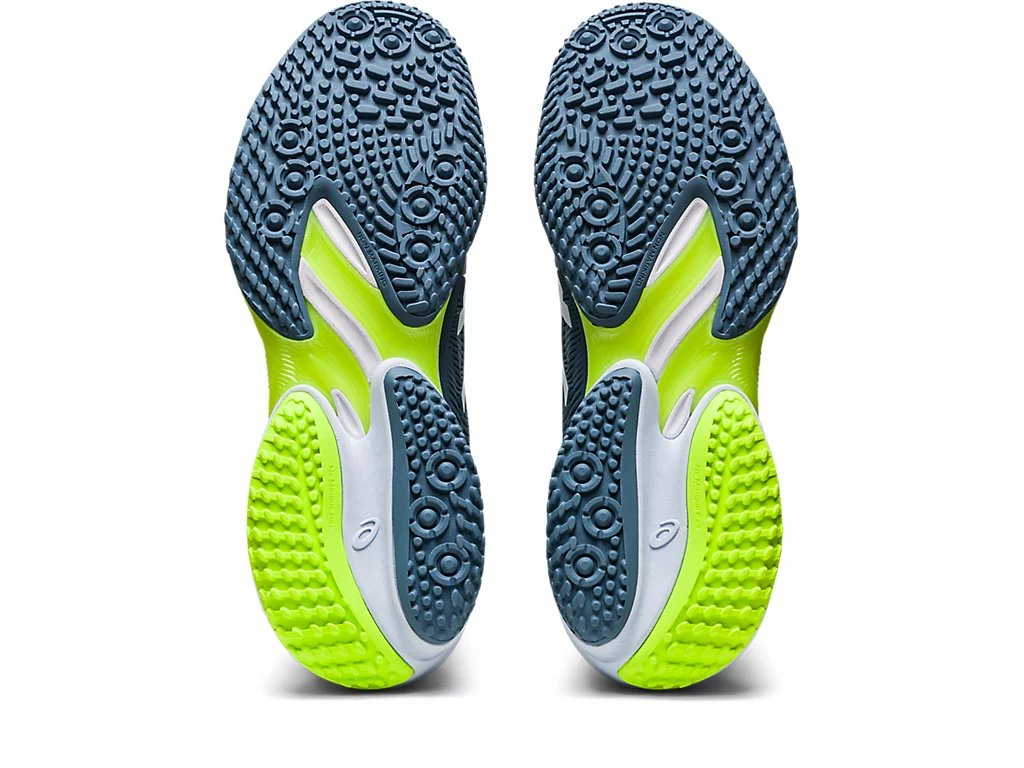 Giày Asics Court FF 3 OC 'Steel Blue Lime' 1041A369-400 - Ảnh 3