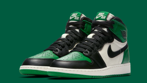 Alternative view of Giày Nike Air Jordan 1 Retro High OG GS 'Pine Green' 575441-302