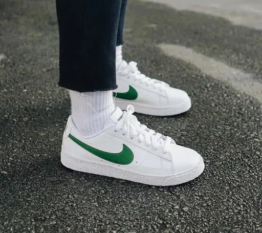 Giày Nike Blazer Low 'White Green' CZ7576-101 - Ảnh 4