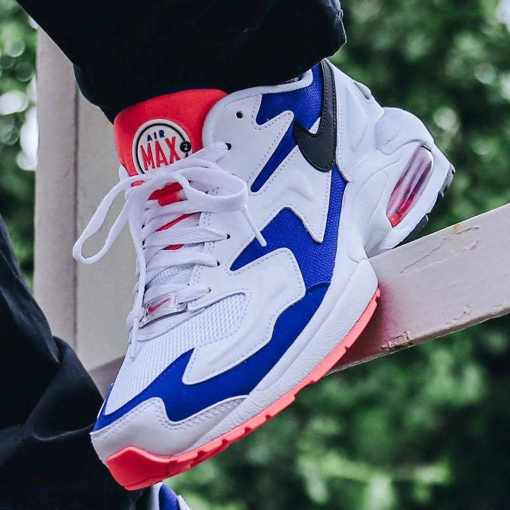 Giày Nike Air Max 2 Light 'White Ultramarine' AO1741-104 - Ảnh 4