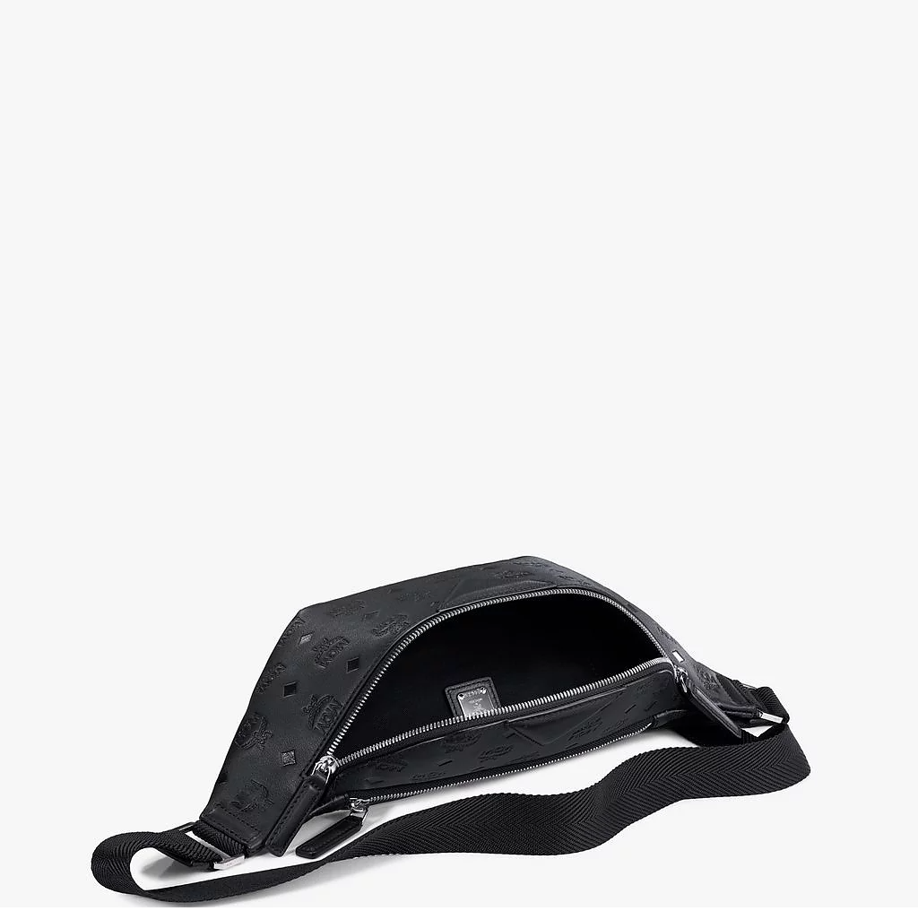 Túi MCM Medium Fursten Belt Bag In Monogram Leather 'Black' MMZAAFI07BK001 - Ảnh 3