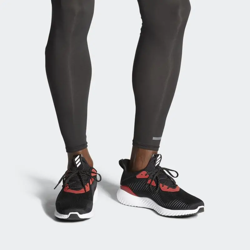 Alternative view of Giày Adidas Alphabounce 1 'Black Red' FW5188