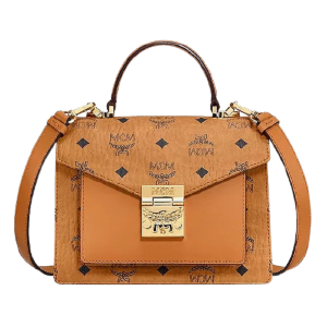 Túi MCM Patricia Satchel Visetos 'Cognac' MWE8APA69CO001