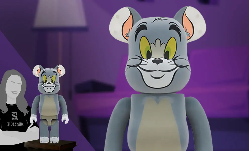 Mô Hình Bearbrick Tom and Jerry Tom Flocky - Ảnh 4