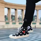 Giày Converse Comme des Garçons x Chuck Taylor All Star 70 Hi 'Black Polka Dot' 157250C - Ảnh 8