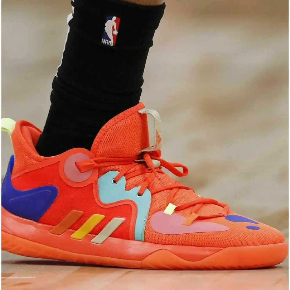 Alternative view of Giày Adidas Harden Stepback 2 'Solar Red' FZ1077