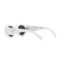 Kính Prada Cat Eye Acetate Sunglasses White PR20ZS1425S0 - Ảnh 6