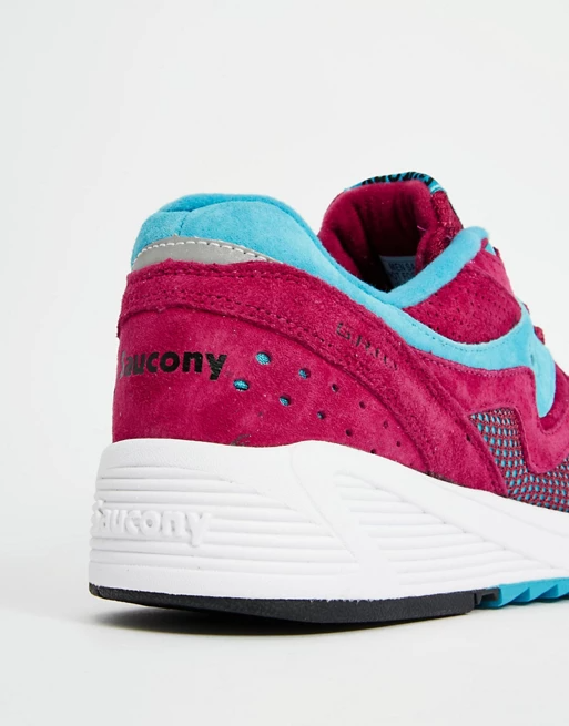 Giày Saucony Grid 8000 Merlot S70223-3 - Ảnh 2