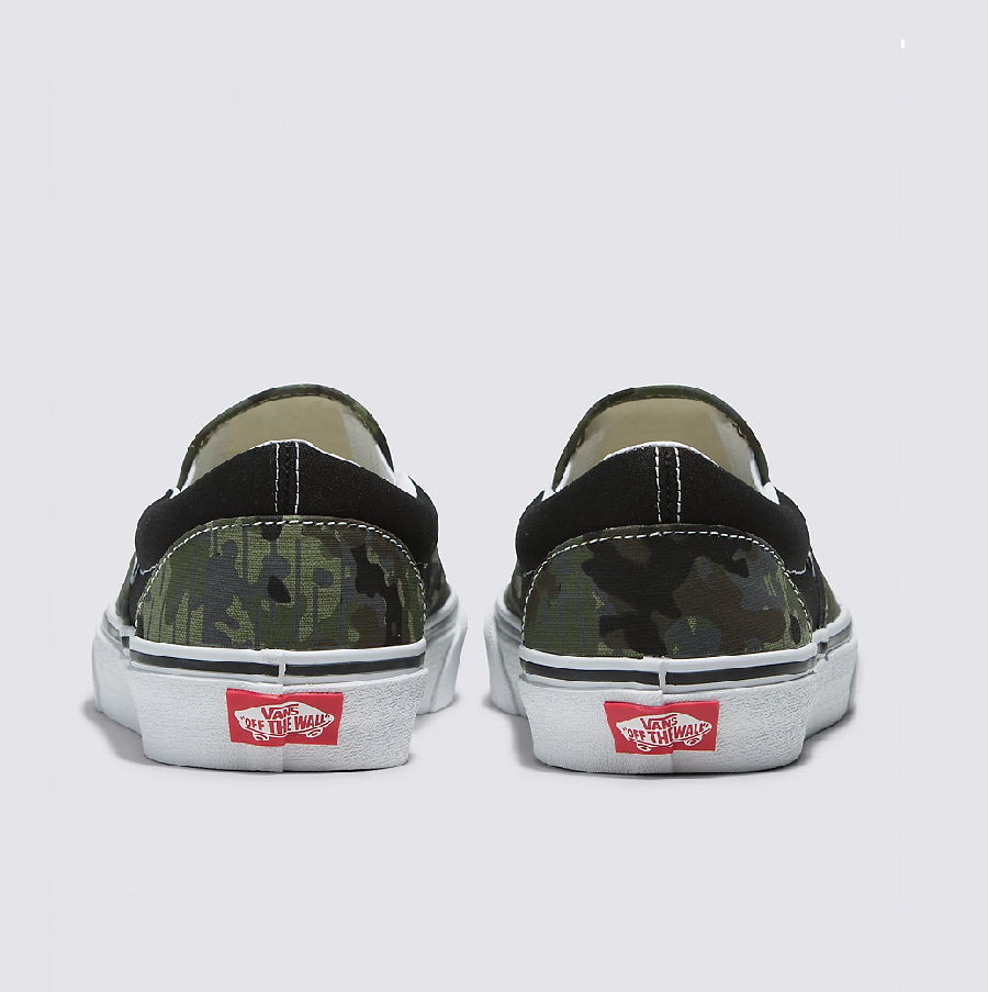 Giày Vans Classic Slip-on Camo 'Green' VN0009Q7BGK - Ảnh 3