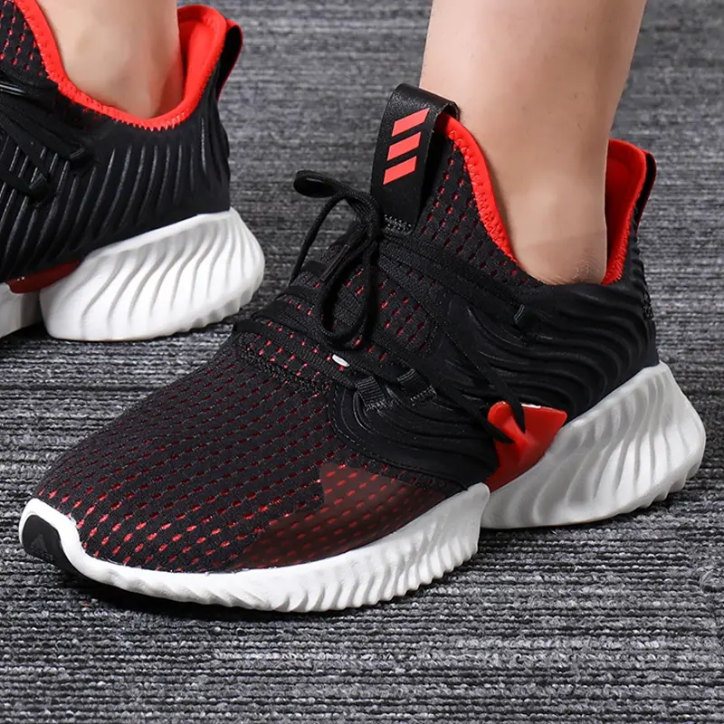 Alternative view of Giày Adidas Alphabounce Instinct Clima 'Black Active Red' D97313