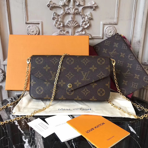 Túi Louis Vuitton Pochette Felicie Monogram M61276 - Ảnh 2