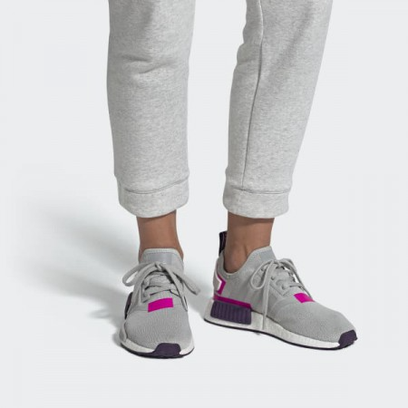 Giày Adidas NMD R1 Grey Two Shock Pink BD8006 - Ảnh 2