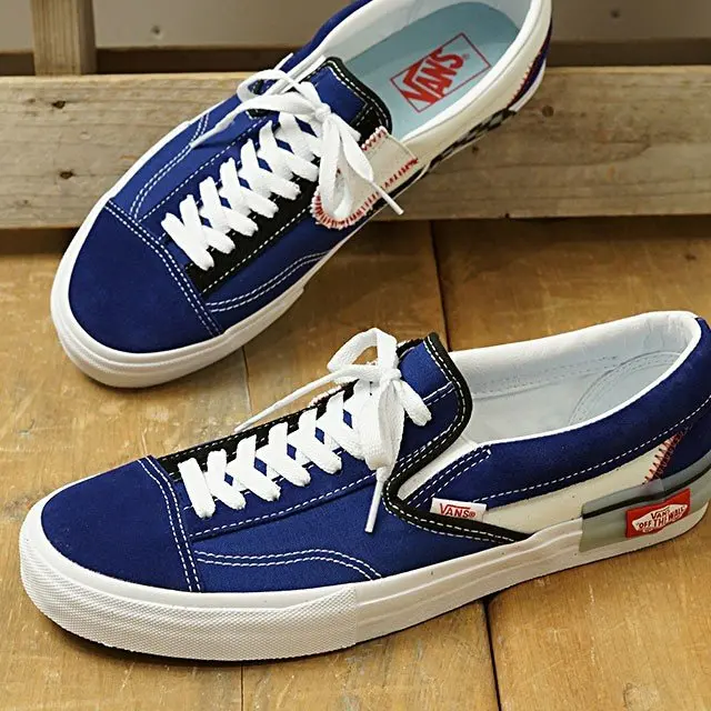 Giày Vans Classic SlipOn CAP 'Blueprint' VN0A3WM5XHR - Ảnh 4