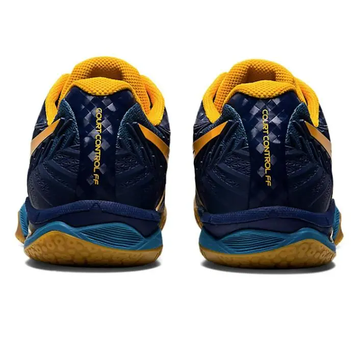 Alternative view of Giày Asics Court Control FF 2 'Blue Yellow' 1071A056-400