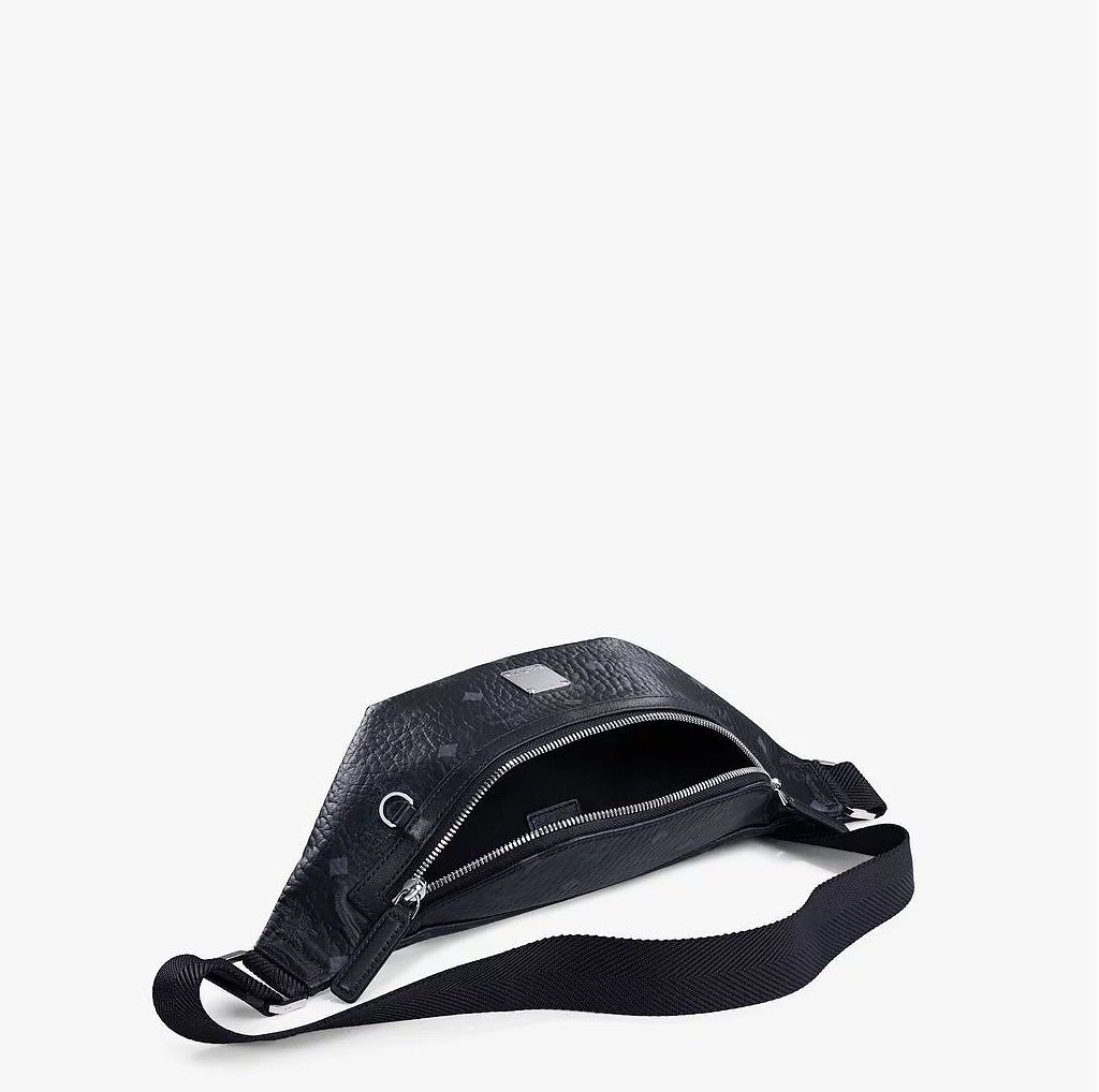 Túi MCM Small Fursten Belt Bag In Visetos 'Black' MMZAAFI04BK001 - Ảnh 4