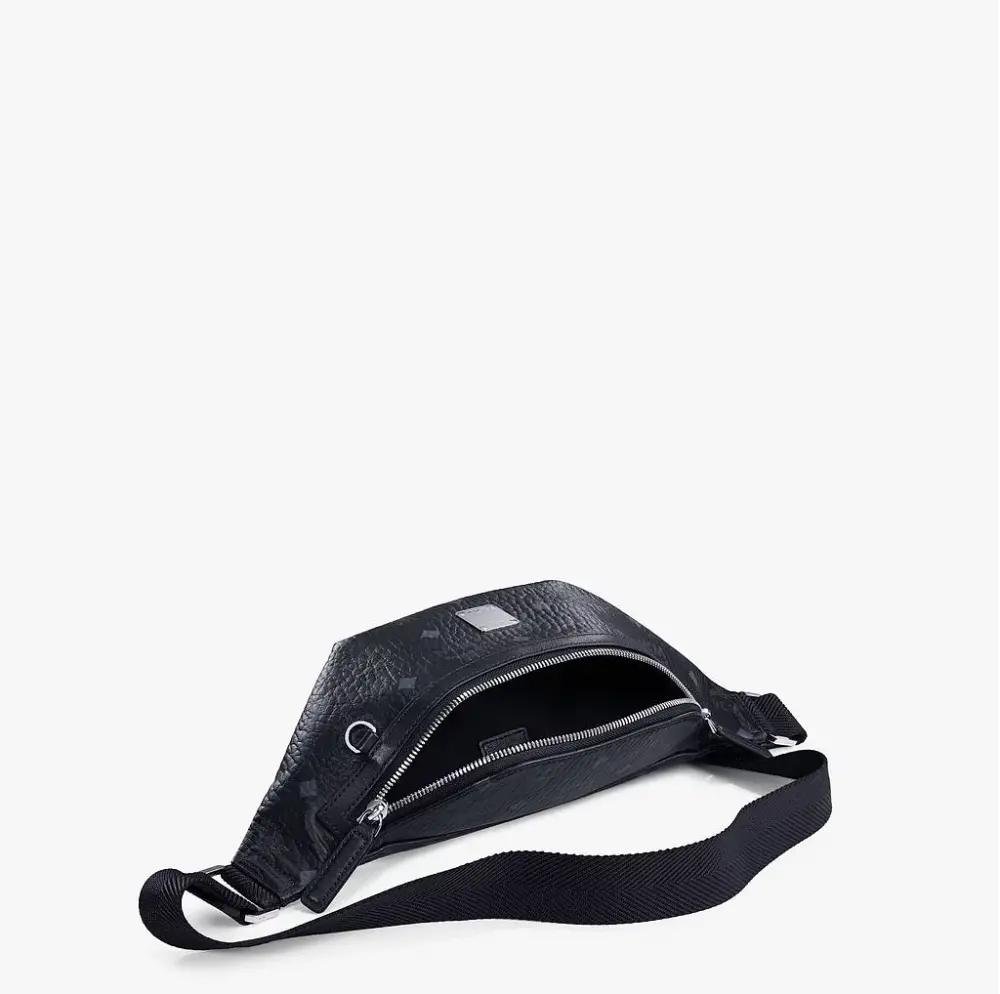 Túi MCM Small Fursten Belt Bag In Visetos 'Black' MMZAAFI04BK001 - Ảnh 4
