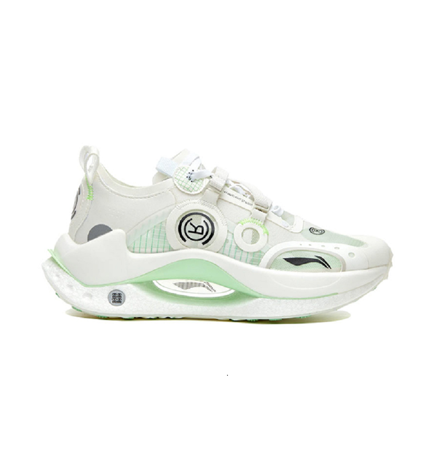 Giày Li Ning Paris Fashion Week 'White Green' ARHR087-2 - Ảnh 2