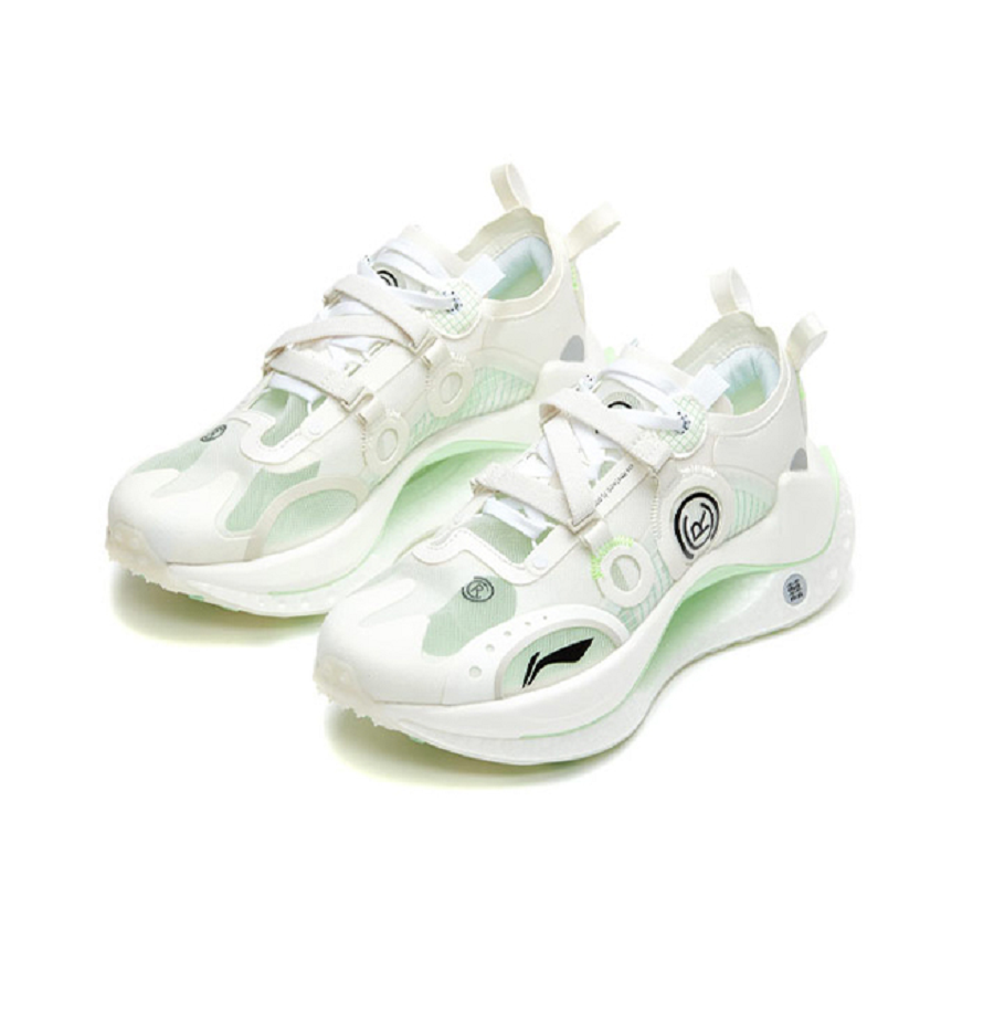 Giày Li Ning Paris Fashion Week 'White Green' ARHR087-2 - Ảnh 4