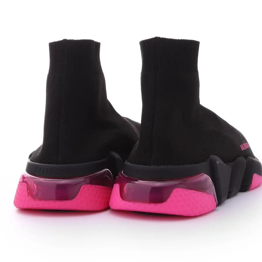 Giày Balenciaga Wmns Speed Trainer 'Clear Sole Black Pink' 607543 W05GJ 1051 - Ảnh 4