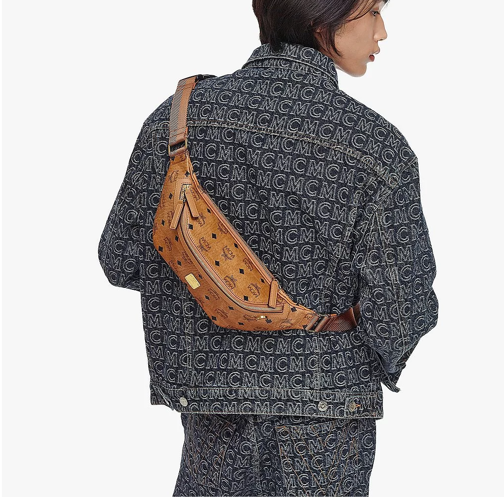 Túi MCM Medium Fursten Belt Bag In Visetos 'Cognac' MMZAAFI01CO001 - Ảnh 4