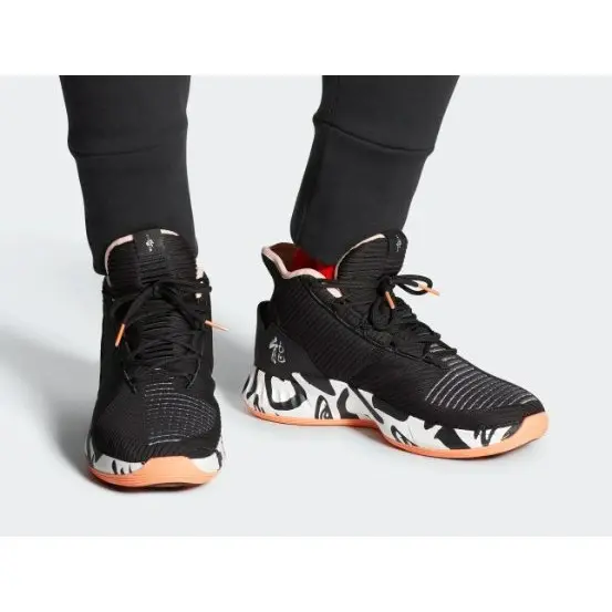 Alternative view of Giày Adidas D Rose 9 'Zebra' F99884