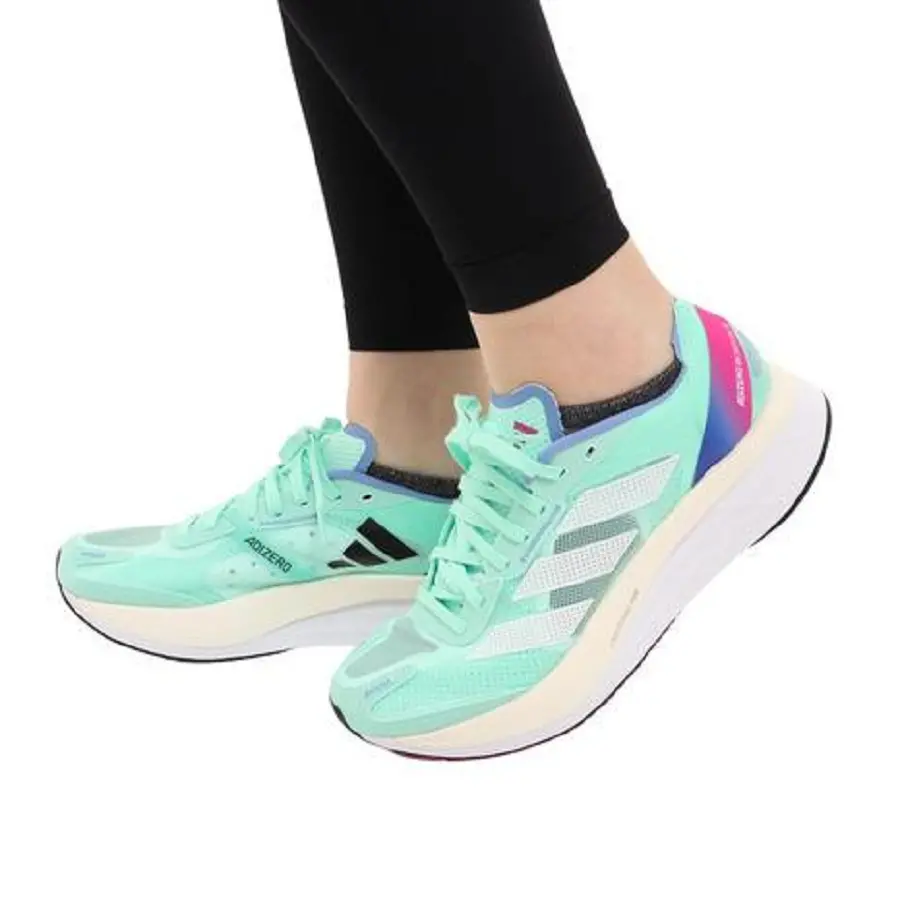 Alternative view of Giày Adidas Adizero Boston 11 'Green White' HQ3696