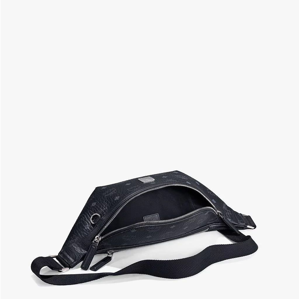 Túi MCM Medium Fursten Belt Bag In Visetos 'Black' MMZAAFI01BK001 - Ảnh 4