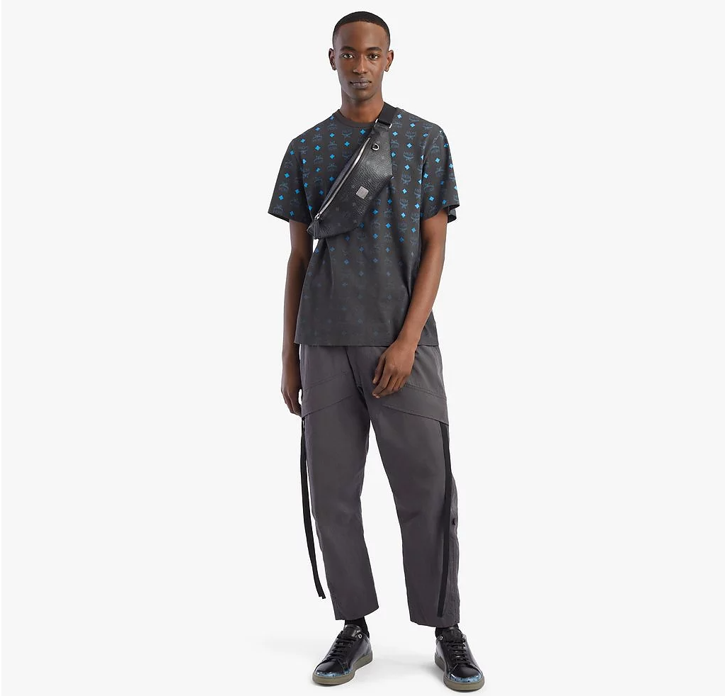 Túi MCM Medium Fursten Belt Bag In Visetos 'Black' MMZAAFI01BK001 - Ảnh 2