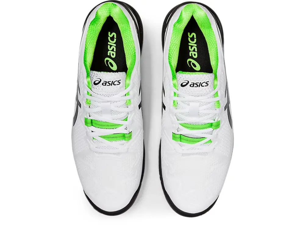 Giày Asics Gel Resolution 8 'White Green Gecko' 1041A079-105 - Ảnh 3