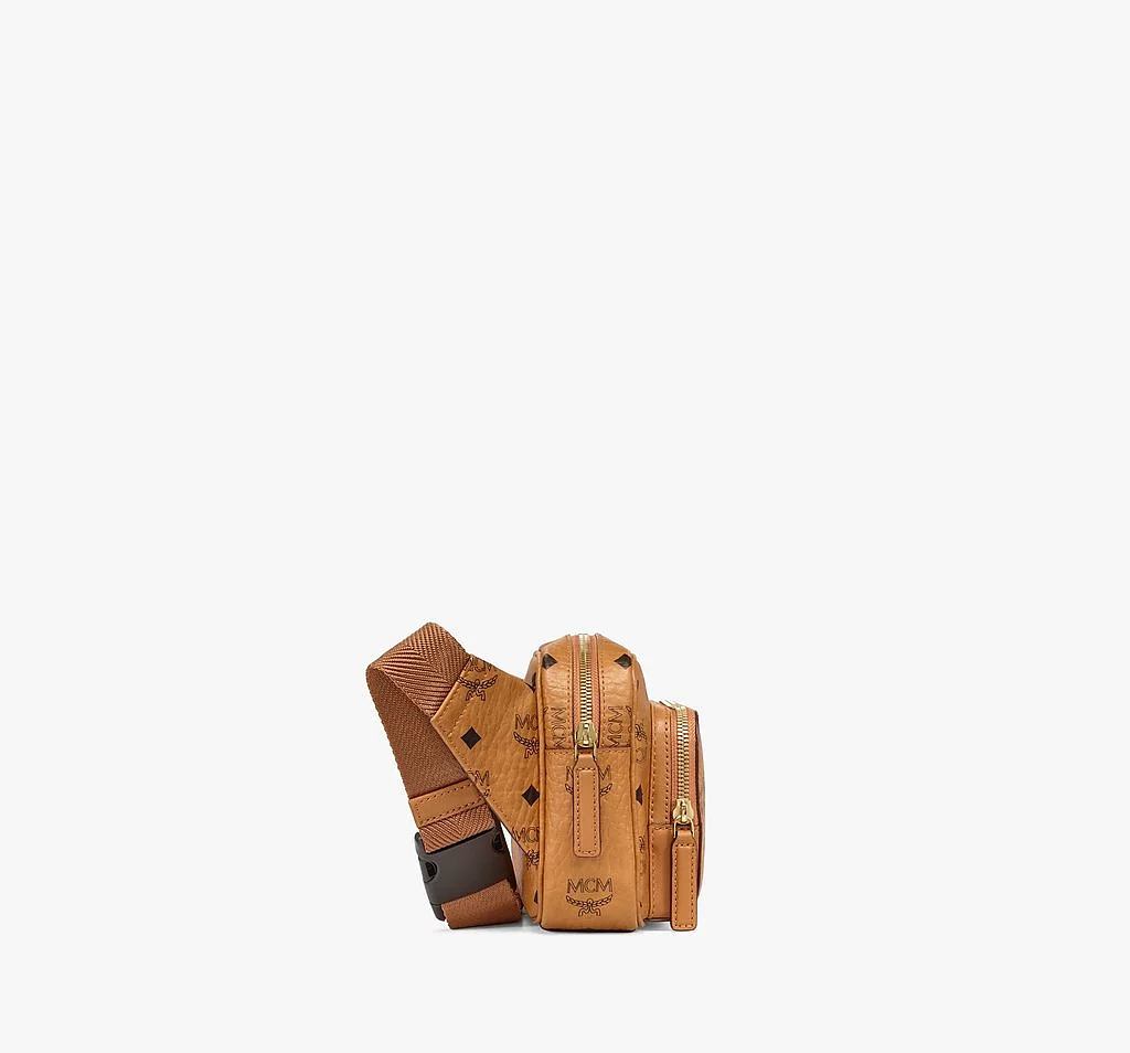 Túi MCM Small Fursten Belt Bag In Visetos Cognac MMZBSFI03CO001 - Ảnh 4