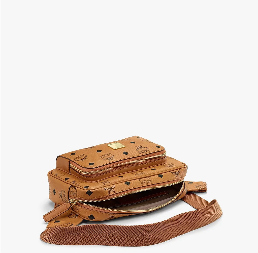 Túi MCM Small Fursten Belt Bag In Visetos Cognac MMZBSFI03CO001 - Ảnh 2