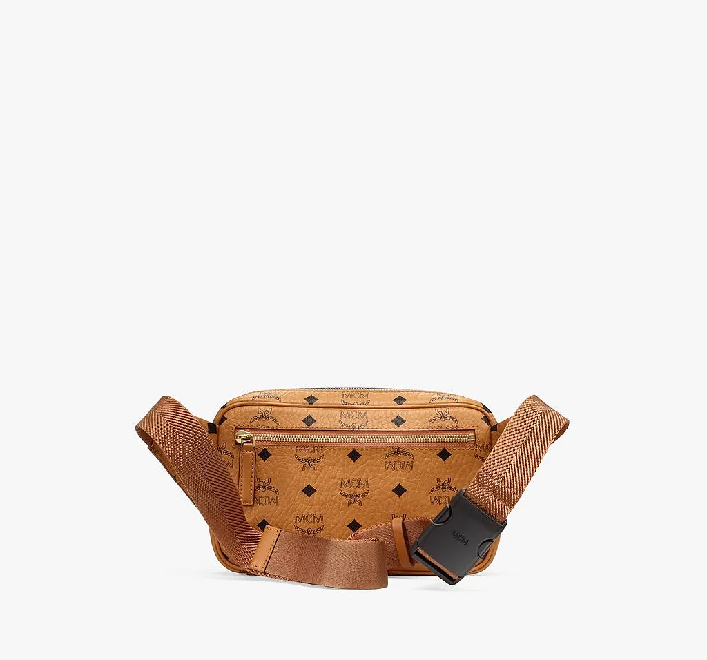 Túi MCM Small Fursten Belt Bag In Visetos Cognac MMZBSFI03CO001 - Ảnh 3