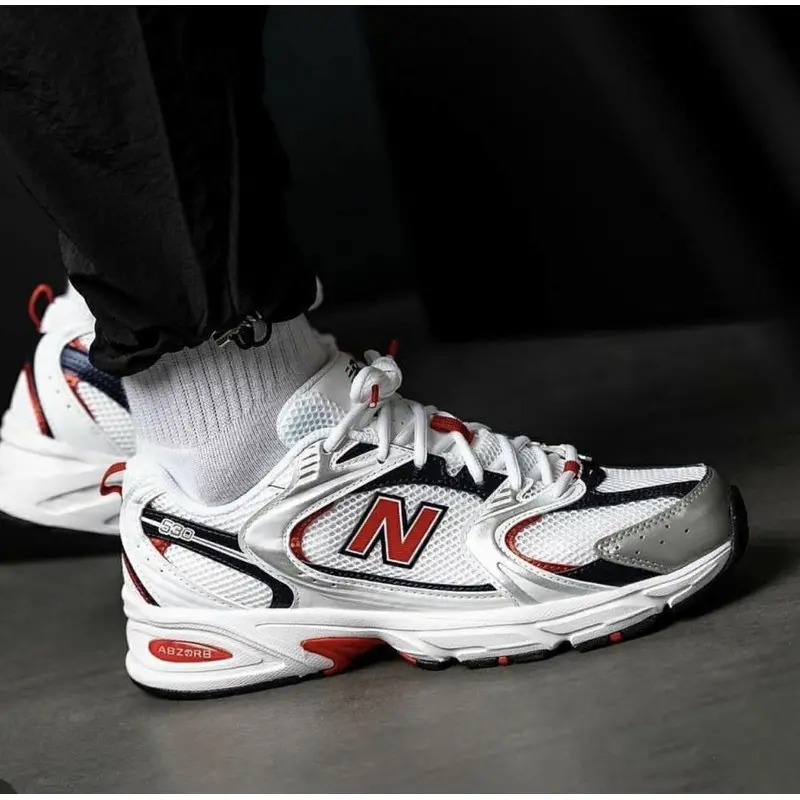 Giày New Balance 530 'White Velocity Red' MR530UIX - Ảnh 3