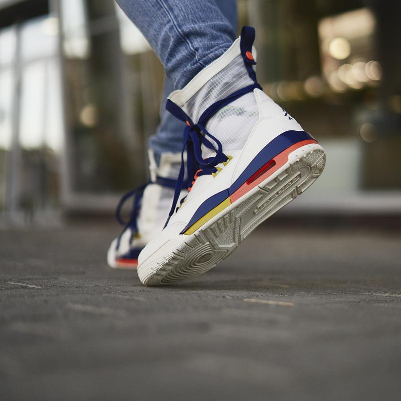 Giày Nike Wmns Air Jordan 3 RTR EXP Lite 'Sail Blue Void' BQ8394-100 - Ảnh 3