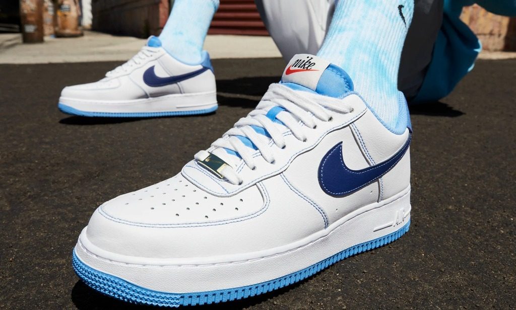 Giày Nike Air Force 1 '07 'First Use White University Blue' DA8478-100 - Ảnh 8