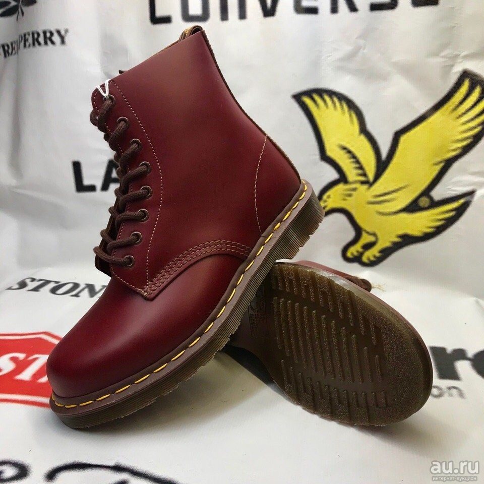 Giày Dr. Martens 1460 Newton Leather Lite Boot 'Cherry Red' 21856600 - Ảnh 3
