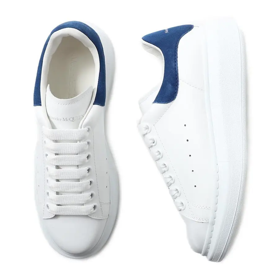 Giày Alexander McQueen Wmns Oversized Sneakers 'Paris Blue' 553770-WHGP7-9086 - Ảnh 5
