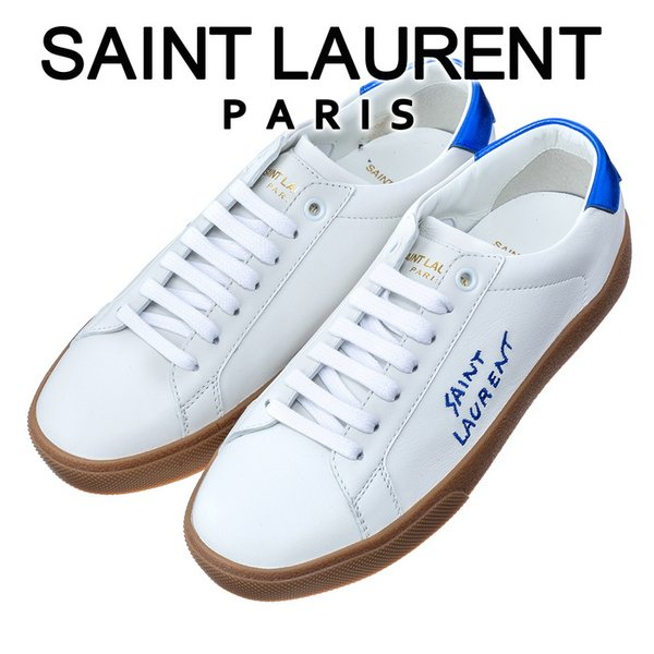 Giày Saint Laurent Wmns Court Classic SL/06 Low 'White Pearl Blue' 610649-0ZS70-9587 - Ảnh 2