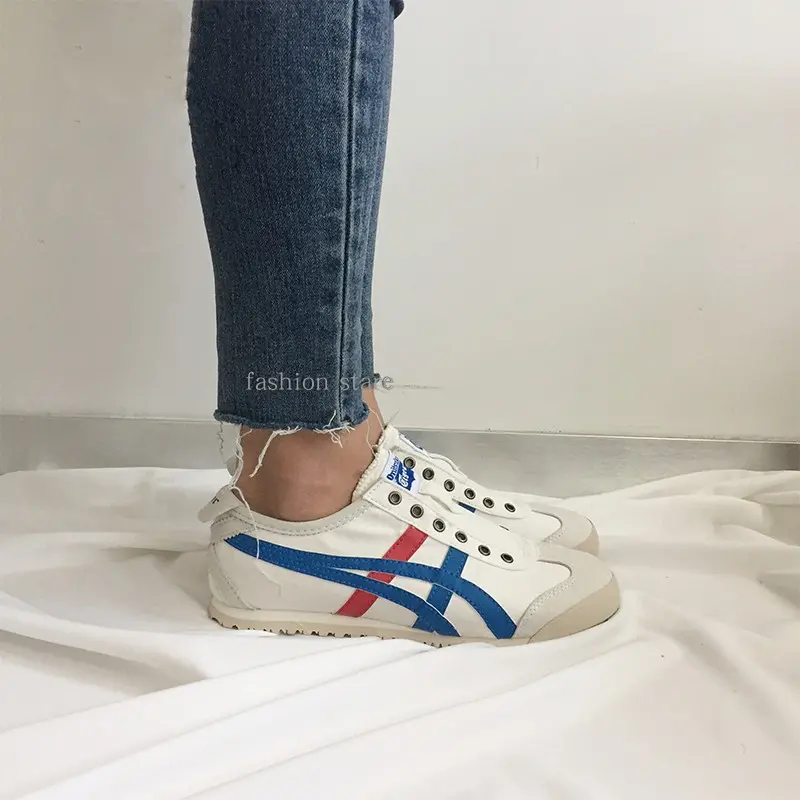 Giày Onitsuka Tiger Mexico 66 'White Blue' DL408-0146 - Ảnh 5