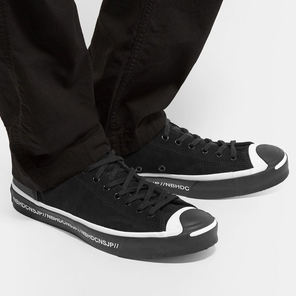 Giày Converse NEIGHBORHOOD x Jack Purcell Low 'Black' 165604C - Ảnh 2